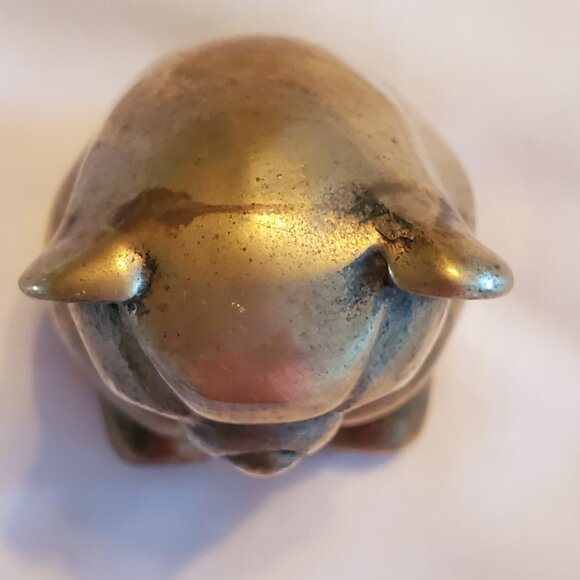 Vintage SOLID Brass Bear, Good Used Vintage Condition - Picture 3 of 4